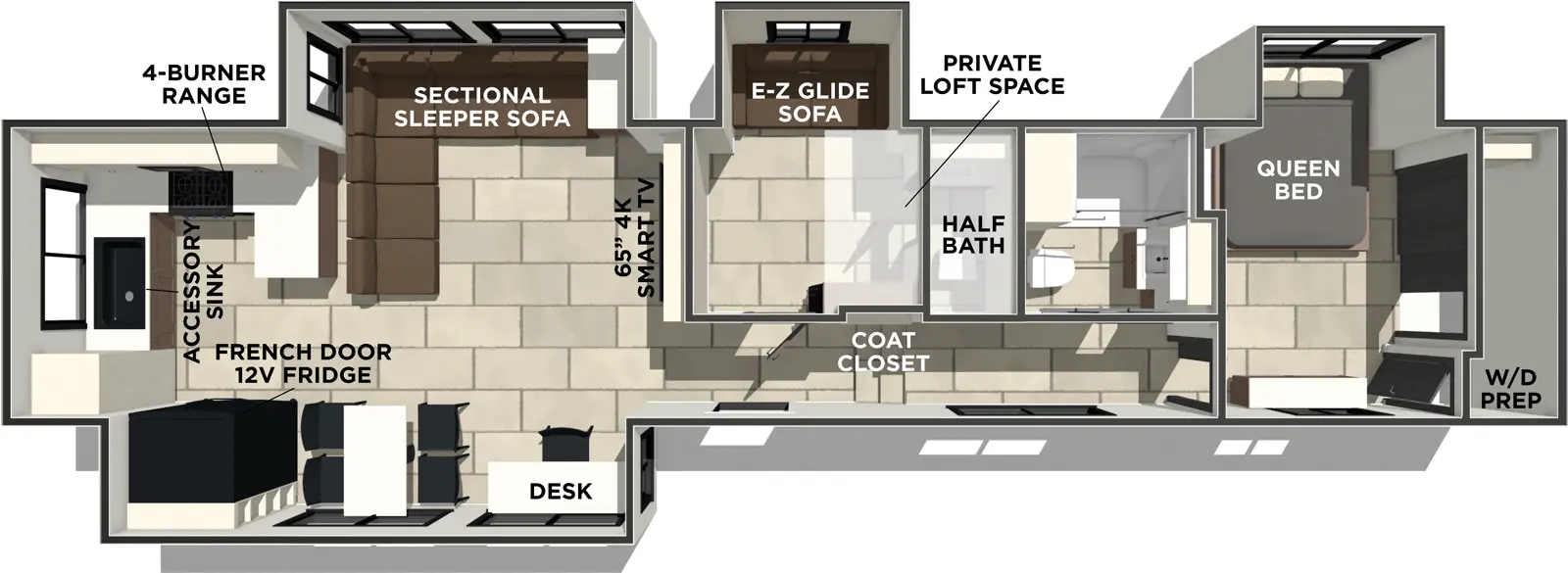 Crusader BONUS38 Floorplan